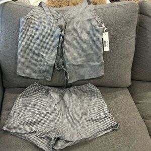 DEIJI Stuido two tie set field check